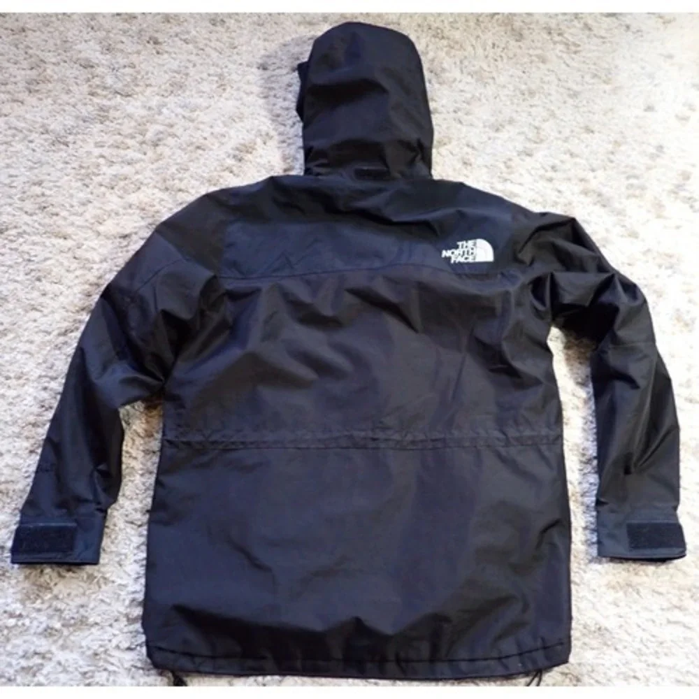 The North Face‎ Rain Jacket Women Medium Black Excellent HydroSeal Parka Hooded